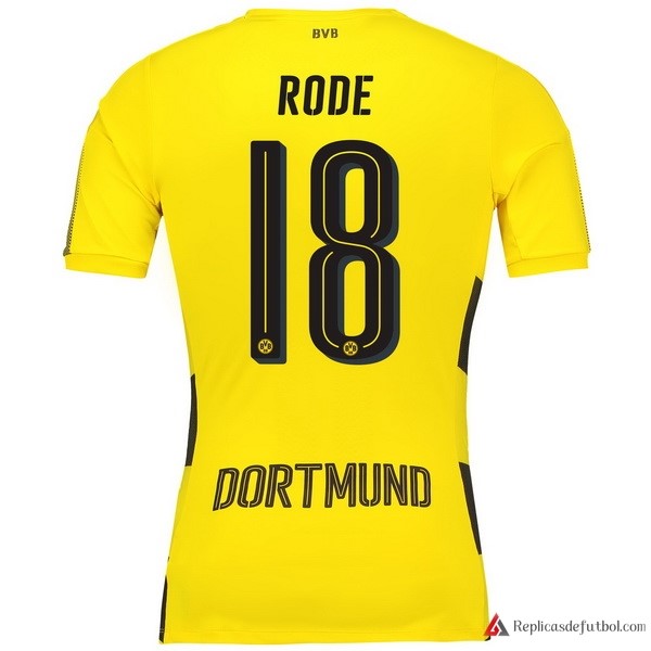 Camiseta Borussia Dortmund Primera equipación Rode 2017-2018